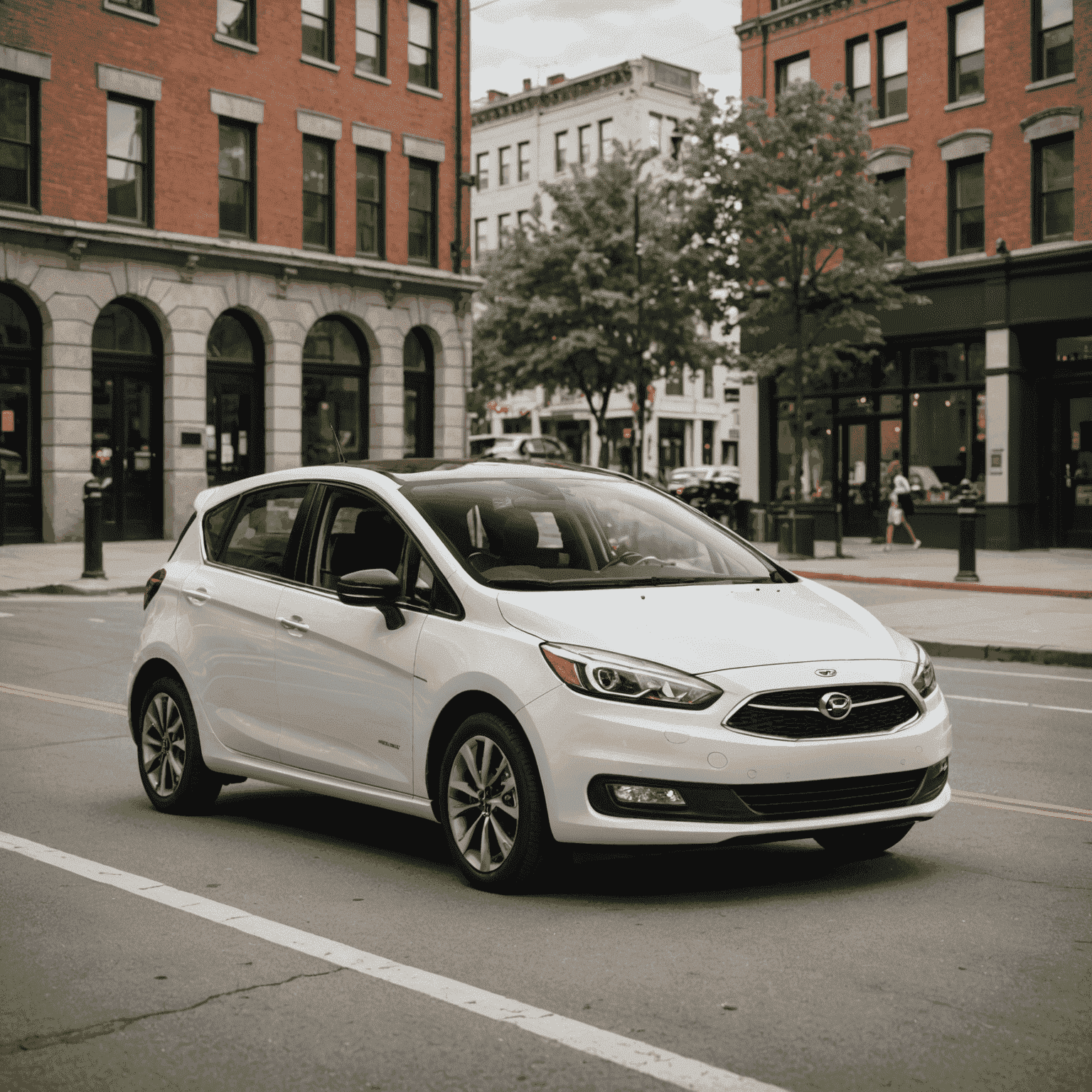 A small, fuel-efficient economy car perfect for city driving and budget-conscious renters
