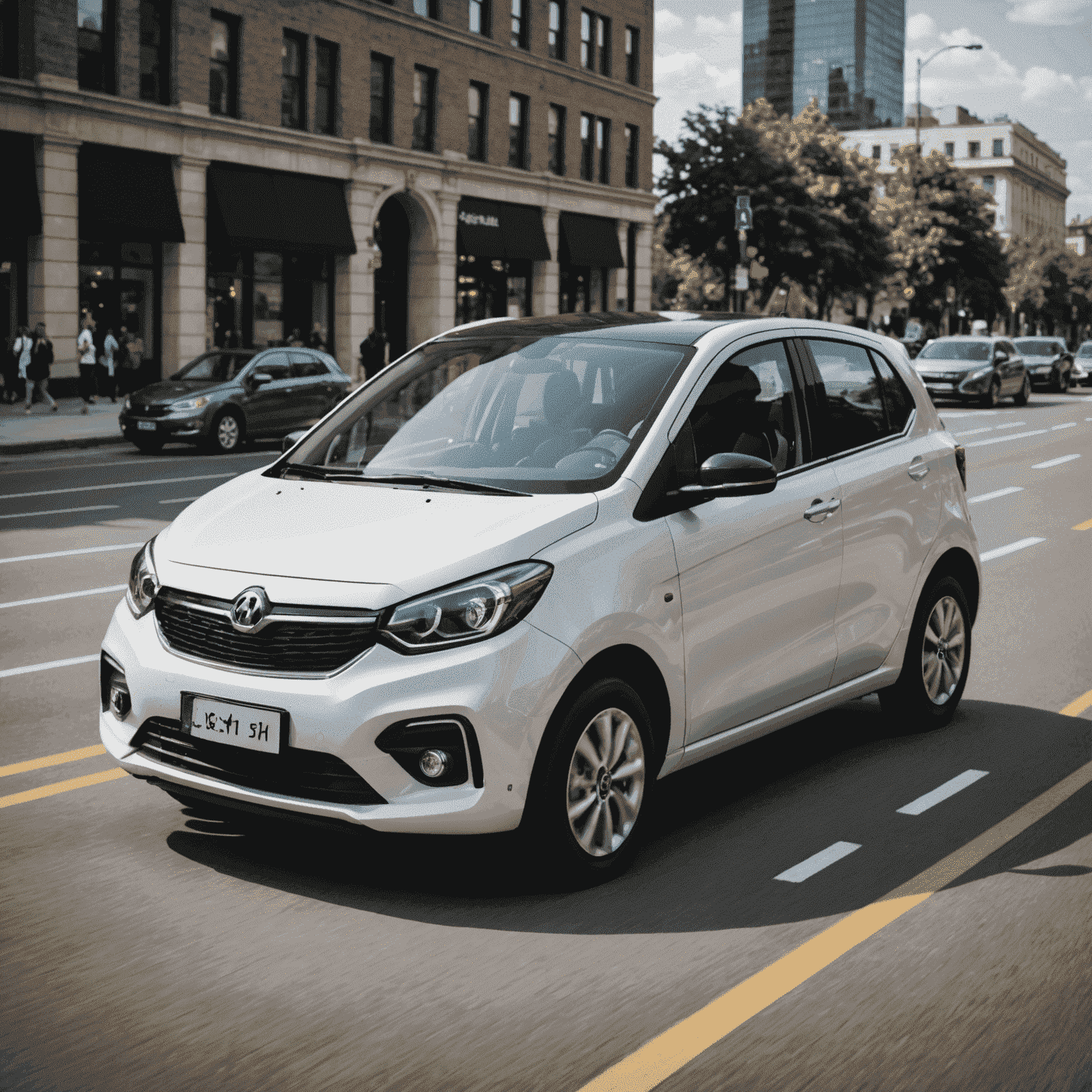 A compact economy car, perfect for city driving and fuel efficiency. Ideal for solo travelers or couples on a budget.