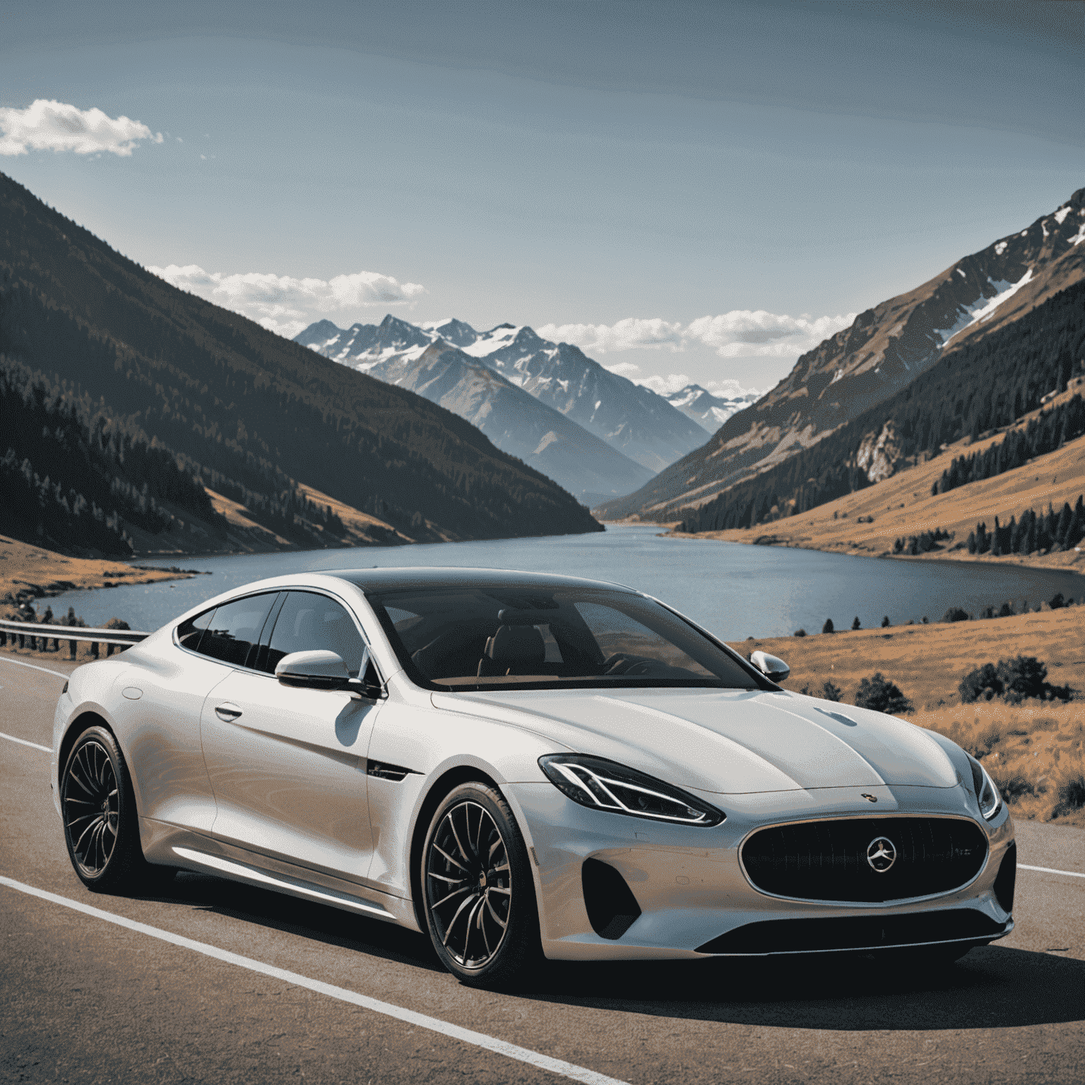 A sleek and powerful luxury car for those who want to travel in style