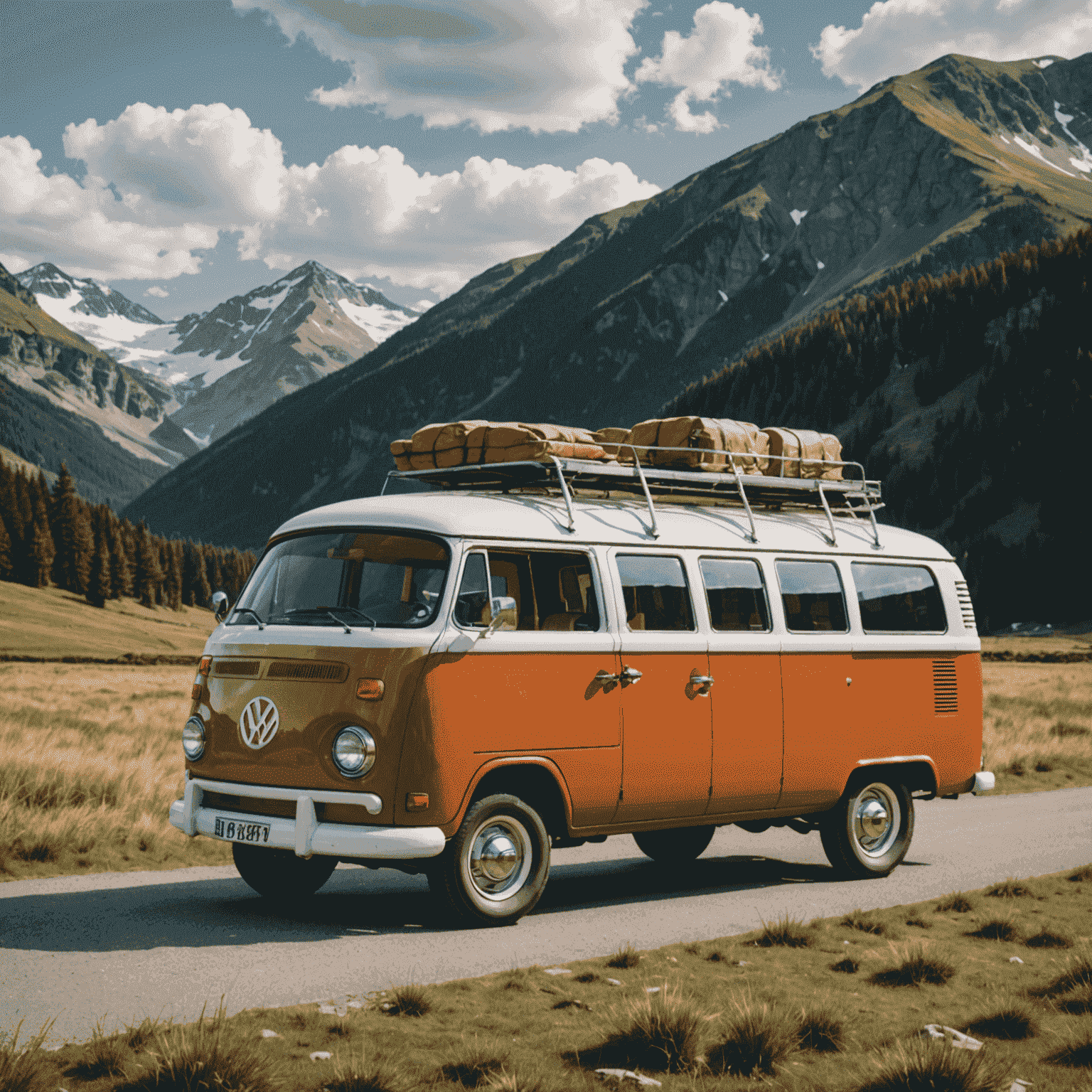 A spacious van suitable for group travel or moving large items